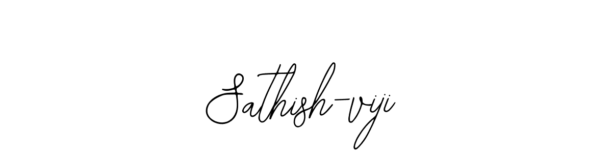 How to make Sathish-viji signature? Bearetta-2O07w is a professional autograph style. Create handwritten signature for Sathish-viji name. Sathish-viji signature style 12 images and pictures png