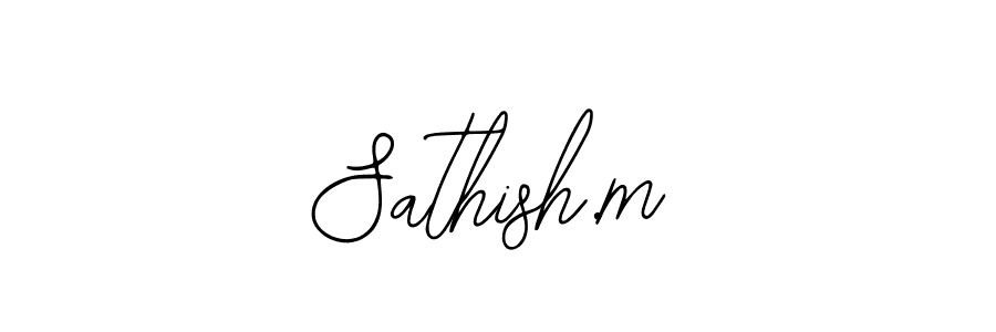 It looks lik you need a new signature style for name Sathish.m. Design unique handwritten (Bearetta-2O07w) signature with our free signature maker in just a few clicks. Sathish.m signature style 12 images and pictures png