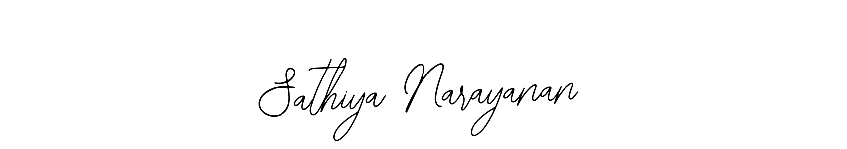 Create a beautiful signature design for name Sathiya Narayanan. With this signature (Bearetta-2O07w) fonts, you can make a handwritten signature for free. Sathiya Narayanan signature style 12 images and pictures png
