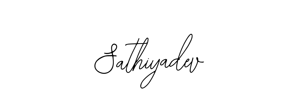 The best way (Bearetta-2O07w) to make a short signature is to pick only two or three words in your name. The name Sathiyadev include a total of six letters. For converting this name. Sathiyadev signature style 12 images and pictures png