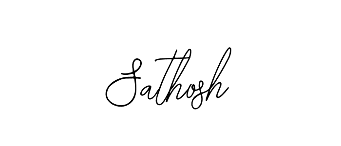 Sathosh stylish signature style. Best Handwritten Sign (Bearetta-2O07w) for my name. Handwritten Signature Collection Ideas for my name Sathosh. Sathosh signature style 12 images and pictures png
