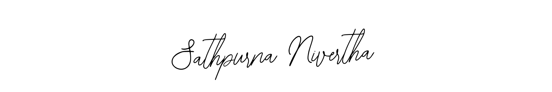 Sathpurna Nivertha stylish signature style. Best Handwritten Sign (Bearetta-2O07w) for my name. Handwritten Signature Collection Ideas for my name Sathpurna Nivertha. Sathpurna Nivertha signature style 12 images and pictures png