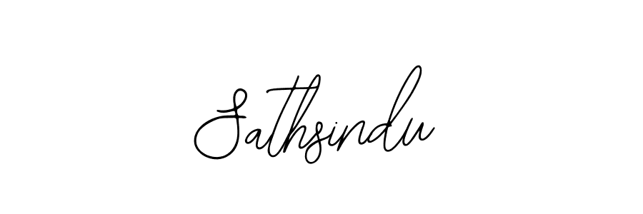 Design your own signature with our free online signature maker. With this signature software, you can create a handwritten (Bearetta-2O07w) signature for name Sathsindu. Sathsindu signature style 12 images and pictures png