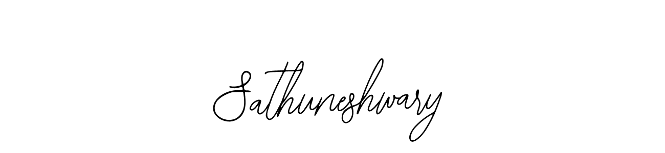 How to make Sathuneshwary signature? Bearetta-2O07w is a professional autograph style. Create handwritten signature for Sathuneshwary name. Sathuneshwary signature style 12 images and pictures png