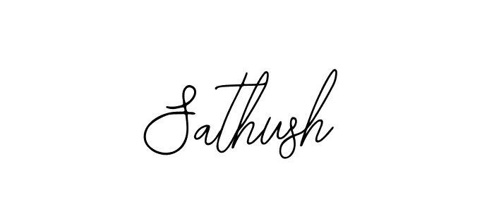 How to make Sathush signature? Bearetta-2O07w is a professional autograph style. Create handwritten signature for Sathush name. Sathush signature style 12 images and pictures png