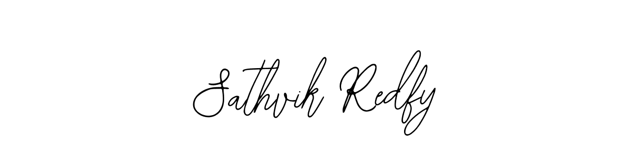 How to make Sathvik Redfy signature? Bearetta-2O07w is a professional autograph style. Create handwritten signature for Sathvik Redfy name. Sathvik Redfy signature style 12 images and pictures png