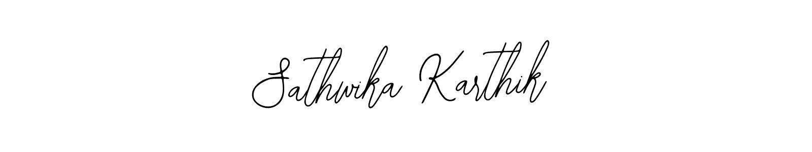 Create a beautiful signature design for name Sathwika Karthik. With this signature (Bearetta-2O07w) fonts, you can make a handwritten signature for free. Sathwika Karthik signature style 12 images and pictures png