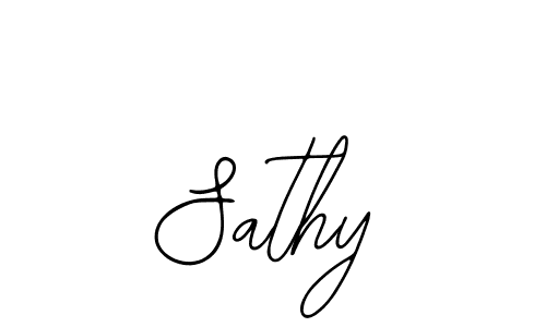 Create a beautiful signature design for name Sathy. With this signature (Bearetta-2O07w) fonts, you can make a handwritten signature for free. Sathy signature style 12 images and pictures png