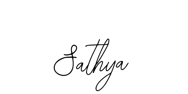 Make a beautiful signature design for name Sathya. With this signature (Bearetta-2O07w) style, you can create a handwritten signature for free. Sathya signature style 12 images and pictures png