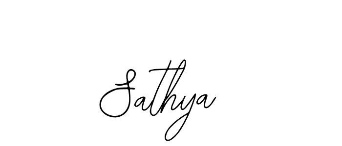 Design your own signature with our free online signature maker. With this signature software, you can create a handwritten (Bearetta-2O07w) signature for name Sathya . Sathya  signature style 12 images and pictures png