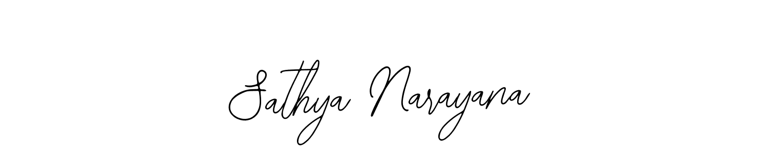 The best way (Bearetta-2O07w) to make a short signature is to pick only two or three words in your name. The name Sathya Narayana include a total of six letters. For converting this name. Sathya Narayana signature style 12 images and pictures png