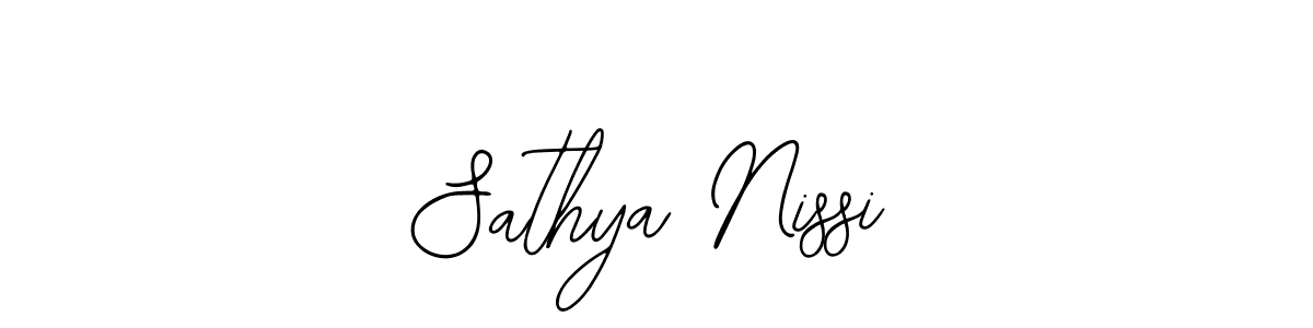 See photos of Sathya Nissi official signature by Spectra . Check more albums & portfolios. Read reviews & check more about Bearetta-2O07w font. Sathya Nissi signature style 12 images and pictures png