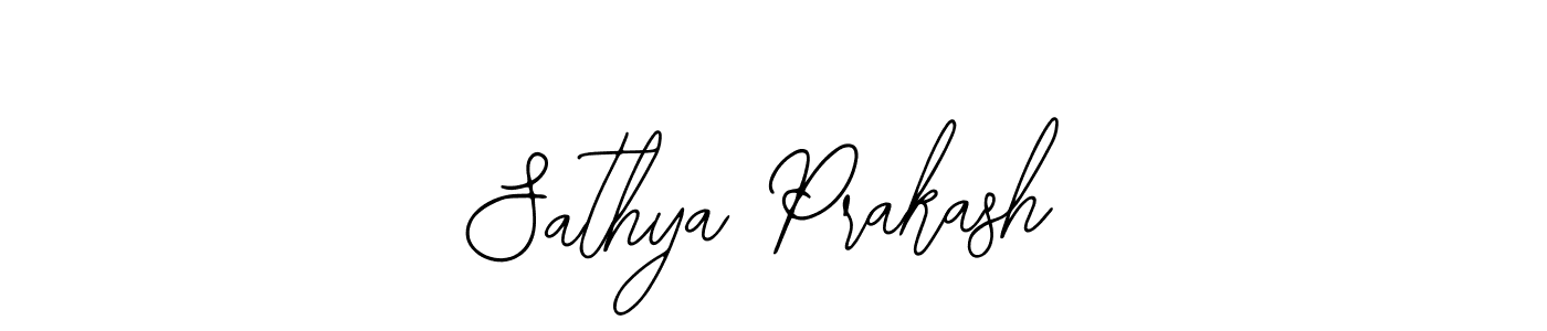 How to make Sathya Prakash signature? Bearetta-2O07w is a professional autograph style. Create handwritten signature for Sathya Prakash name. Sathya Prakash signature style 12 images and pictures png