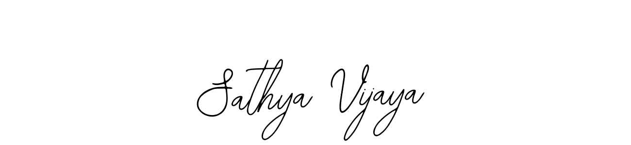 Make a beautiful signature design for name Sathya Vijaya. With this signature (Bearetta-2O07w) style, you can create a handwritten signature for free. Sathya Vijaya signature style 12 images and pictures png