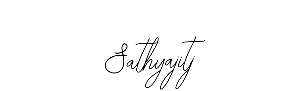 Sathyajitj stylish signature style. Best Handwritten Sign (Bearetta-2O07w) for my name. Handwritten Signature Collection Ideas for my name Sathyajitj. Sathyajitj signature style 12 images and pictures png