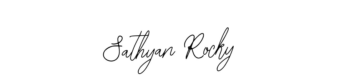 Once you've used our free online signature maker to create your best signature Bearetta-2O07w style, it's time to enjoy all of the benefits that Sathyan Rocky name signing documents. Sathyan Rocky signature style 12 images and pictures png