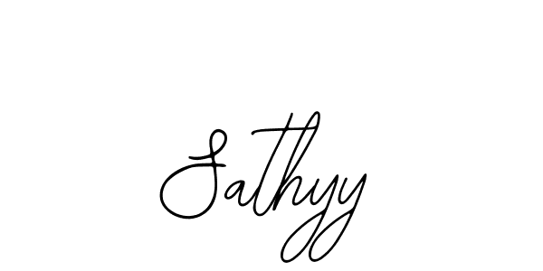 Sathyy stylish signature style. Best Handwritten Sign (Bearetta-2O07w) for my name. Handwritten Signature Collection Ideas for my name Sathyy. Sathyy signature style 12 images and pictures png