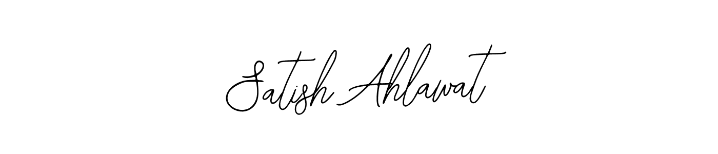 Satish Ahlawat stylish signature style. Best Handwritten Sign (Bearetta-2O07w) for my name. Handwritten Signature Collection Ideas for my name Satish Ahlawat. Satish Ahlawat signature style 12 images and pictures png