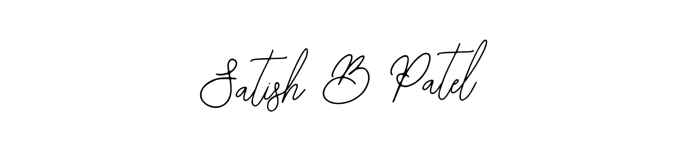 It looks lik you need a new signature style for name Satish B Patel. Design unique handwritten (Bearetta-2O07w) signature with our free signature maker in just a few clicks. Satish B Patel signature style 12 images and pictures png