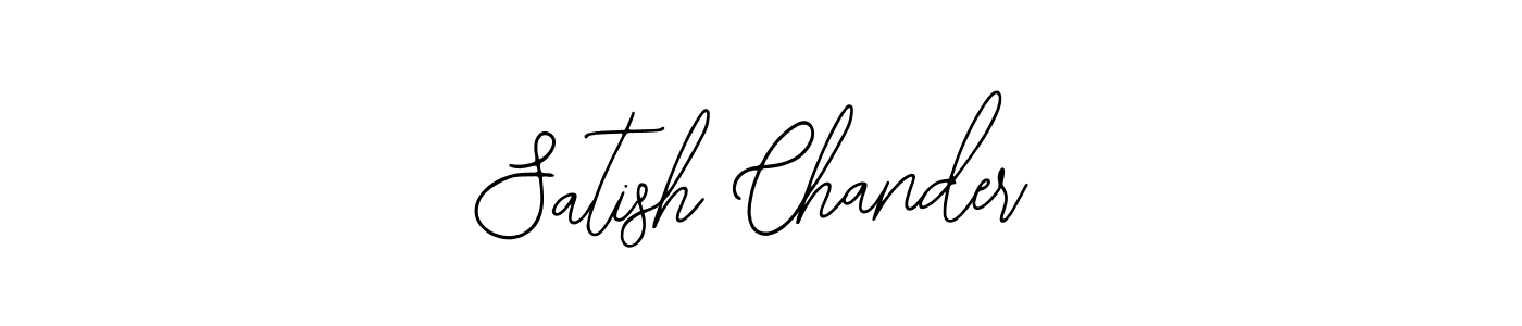 Satish Chander stylish signature style. Best Handwritten Sign (Bearetta-2O07w) for my name. Handwritten Signature Collection Ideas for my name Satish Chander. Satish Chander signature style 12 images and pictures png