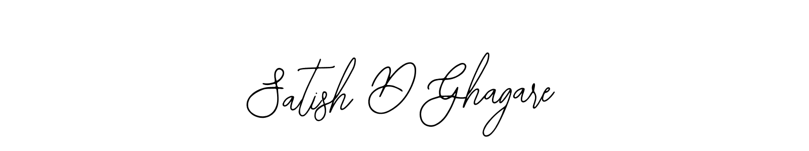 Create a beautiful signature design for name Satish D Ghagare. With this signature (Bearetta-2O07w) fonts, you can make a handwritten signature for free. Satish D Ghagare signature style 12 images and pictures png