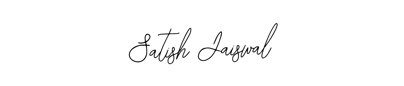 Also You can easily find your signature by using the search form. We will create Satish Jaiswal name handwritten signature images for you free of cost using Bearetta-2O07w sign style. Satish Jaiswal signature style 12 images and pictures png