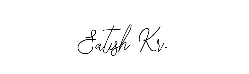 Also You can easily find your signature by using the search form. We will create Satish Kr. name handwritten signature images for you free of cost using Bearetta-2O07w sign style. Satish Kr. signature style 12 images and pictures png