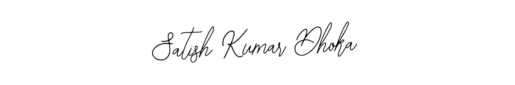 It looks lik you need a new signature style for name Satish Kumar Dhoka. Design unique handwritten (Bearetta-2O07w) signature with our free signature maker in just a few clicks. Satish Kumar Dhoka signature style 12 images and pictures png