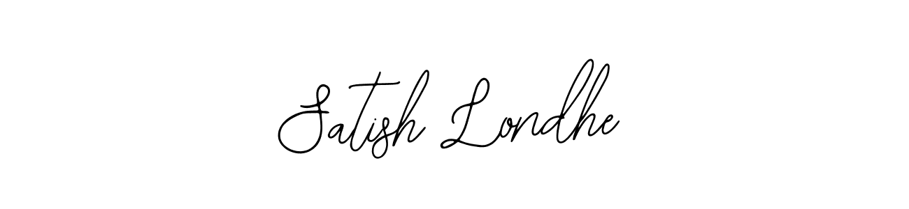 Satish Londhe stylish signature style. Best Handwritten Sign (Bearetta-2O07w) for my name. Handwritten Signature Collection Ideas for my name Satish Londhe. Satish Londhe signature style 12 images and pictures png