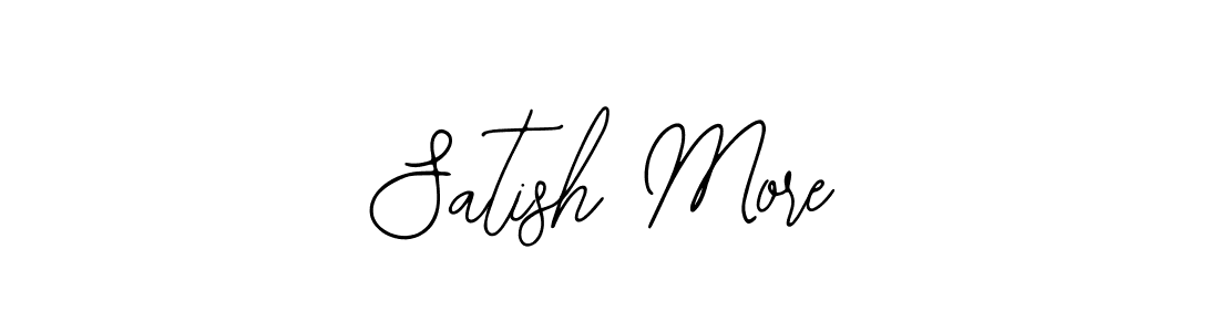 Satish More stylish signature style. Best Handwritten Sign (Bearetta-2O07w) for my name. Handwritten Signature Collection Ideas for my name Satish More. Satish More signature style 12 images and pictures png