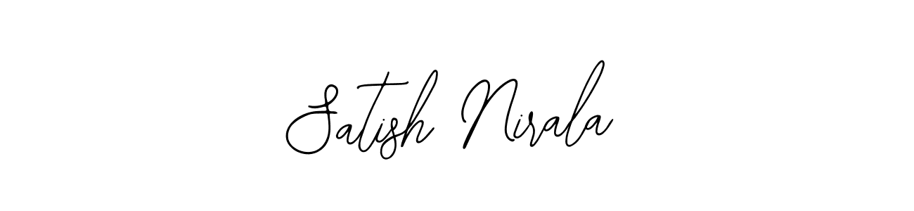 Also we have Satish Nirala name is the best signature style. Create professional handwritten signature collection using Bearetta-2O07w autograph style. Satish Nirala signature style 12 images and pictures png