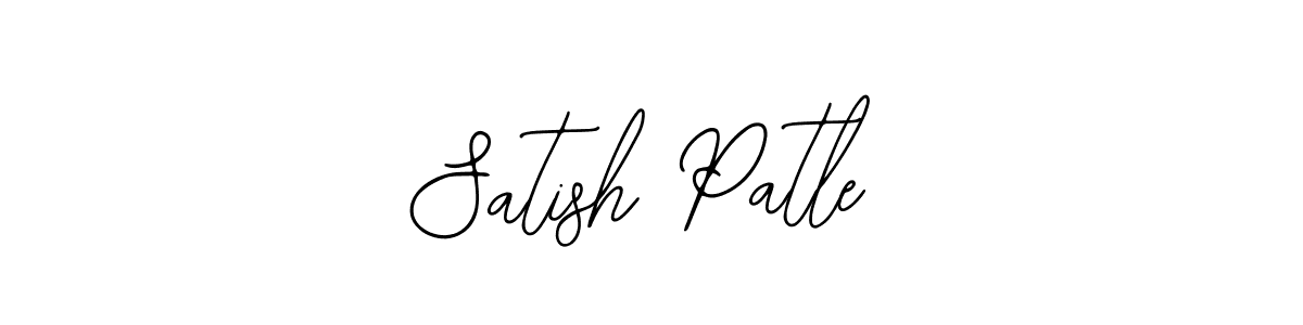 Make a beautiful signature design for name Satish Patle. Use this online signature maker to create a handwritten signature for free. Satish Patle signature style 12 images and pictures png