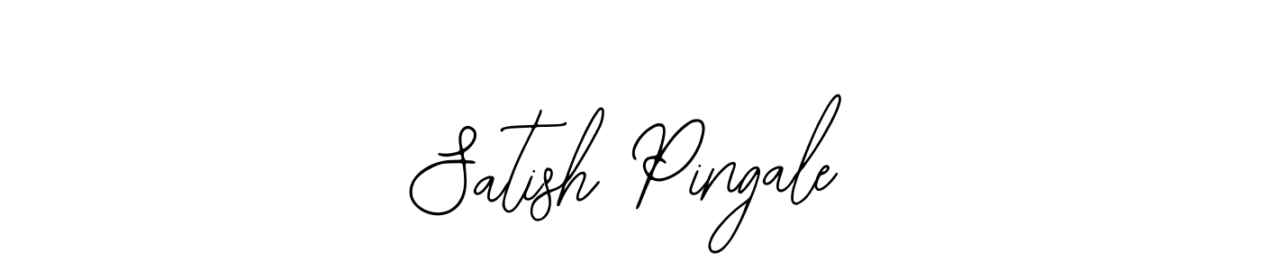Use a signature maker to create a handwritten signature online. With this signature software, you can design (Bearetta-2O07w) your own signature for name Satish Pingale. Satish Pingale signature style 12 images and pictures png
