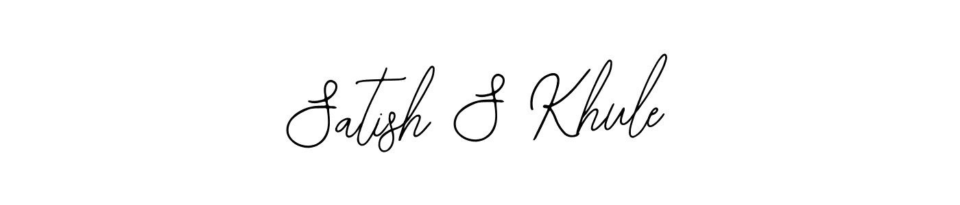 if you are searching for the best signature style for your name Satish S Khule. so please give up your signature search. here we have designed multiple signature styles  using Bearetta-2O07w. Satish S Khule signature style 12 images and pictures png