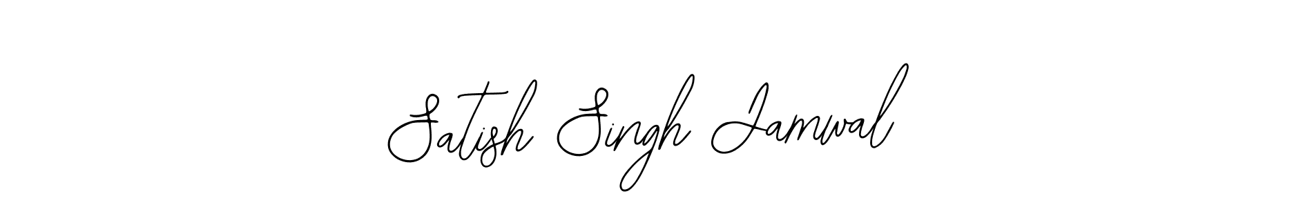 Also You can easily find your signature by using the search form. We will create Satish Singh Jamwal name handwritten signature images for you free of cost using Bearetta-2O07w sign style. Satish Singh Jamwal signature style 12 images and pictures png