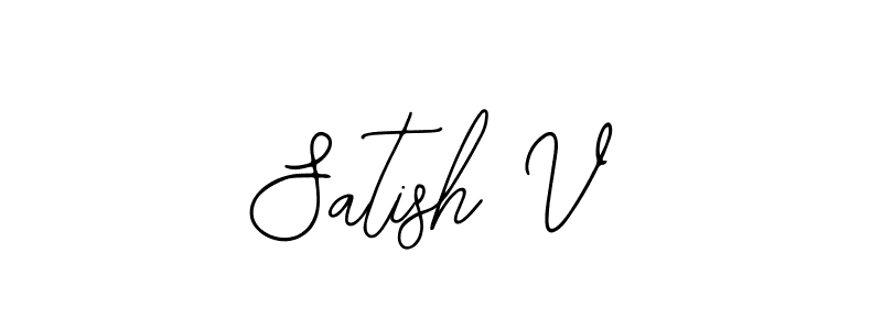 It looks lik you need a new signature style for name Satish V. Design unique handwritten (Bearetta-2O07w) signature with our free signature maker in just a few clicks. Satish V signature style 12 images and pictures png