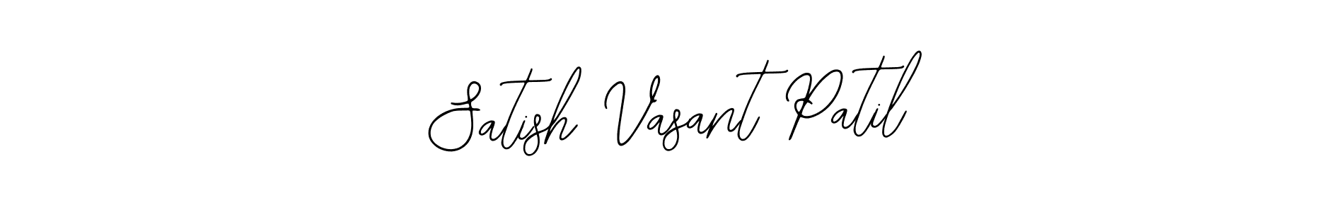 Also You can easily find your signature by using the search form. We will create Satish Vasant Patil name handwritten signature images for you free of cost using Bearetta-2O07w sign style. Satish Vasant Patil signature style 12 images and pictures png