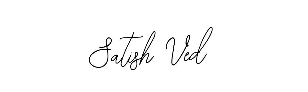 Also we have Satish Ved name is the best signature style. Create professional handwritten signature collection using Bearetta-2O07w autograph style. Satish Ved signature style 12 images and pictures png