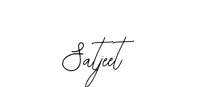 The best way (Bearetta-2O07w) to make a short signature is to pick only two or three words in your name. The name Satjeet include a total of six letters. For converting this name. Satjeet signature style 12 images and pictures png