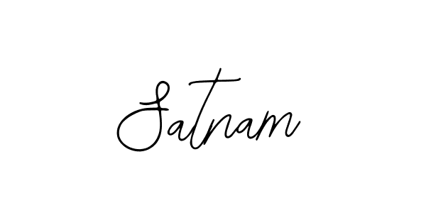 Create a beautiful signature design for name Satnam. With this signature (Bearetta-2O07w) fonts, you can make a handwritten signature for free. Satnam signature style 12 images and pictures png