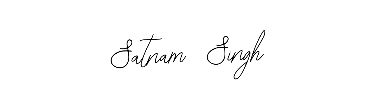 This is the best signature style for the Satnam  Singh name. Also you like these signature font (Bearetta-2O07w). Mix name signature. Satnam  Singh signature style 12 images and pictures png