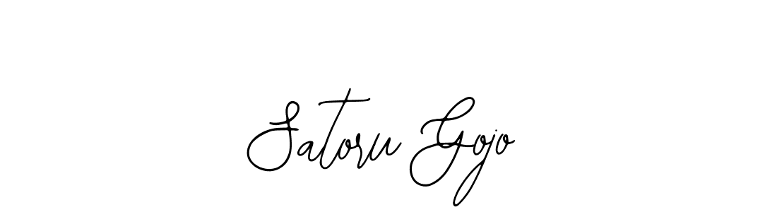 You should practise on your own different ways (Bearetta-2O07w) to write your name (Satoru Gojo) in signature. don't let someone else do it for you. Satoru Gojo signature style 12 images and pictures png