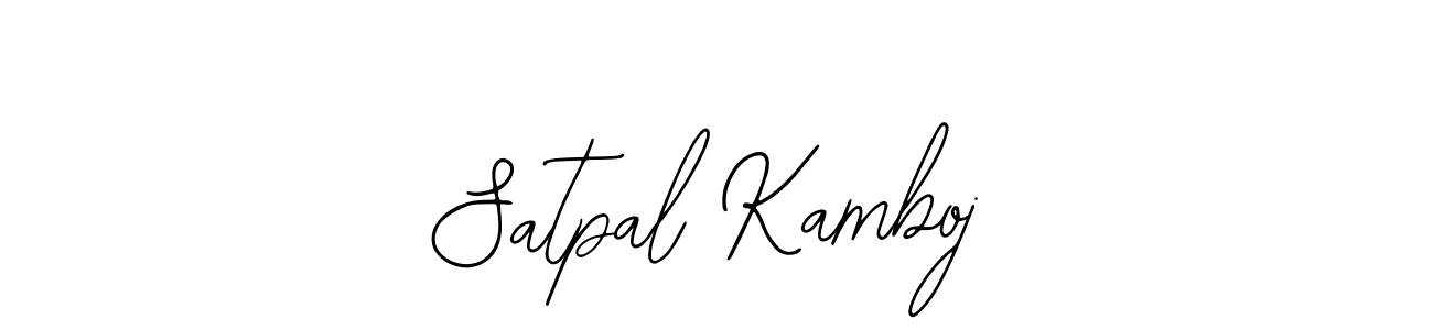 Similarly Bearetta-2O07w is the best handwritten signature design. Signature creator online .You can use it as an online autograph creator for name Satpal Kamboj. Satpal Kamboj signature style 12 images and pictures png