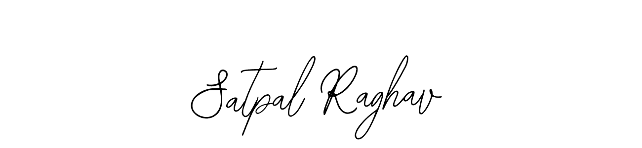 You should practise on your own different ways (Bearetta-2O07w) to write your name (Satpal Raghav) in signature. don't let someone else do it for you. Satpal Raghav signature style 12 images and pictures png