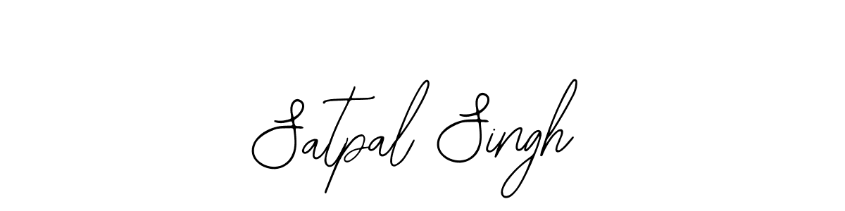 How to make Satpal Singh name signature. Use Bearetta-2O07w style for creating short signs online. This is the latest handwritten sign. Satpal Singh signature style 12 images and pictures png