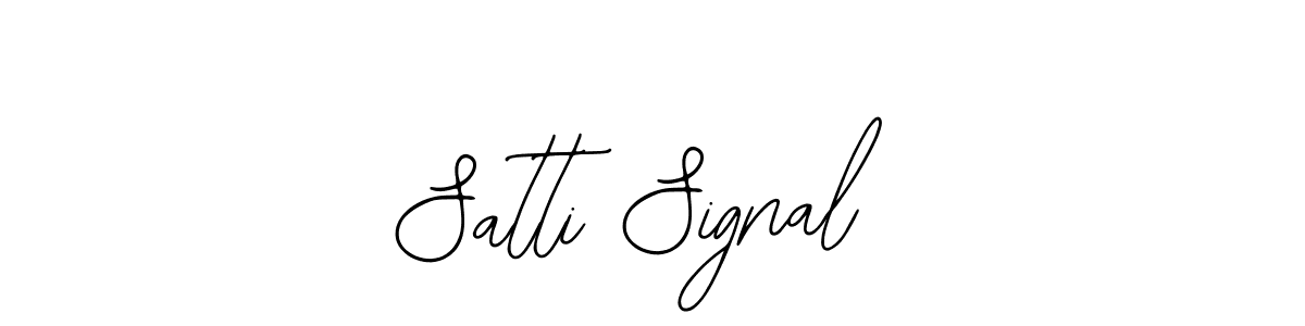 Make a beautiful signature design for name Satti Signal. Use this online signature maker to create a handwritten signature for free. Satti Signal signature style 12 images and pictures png