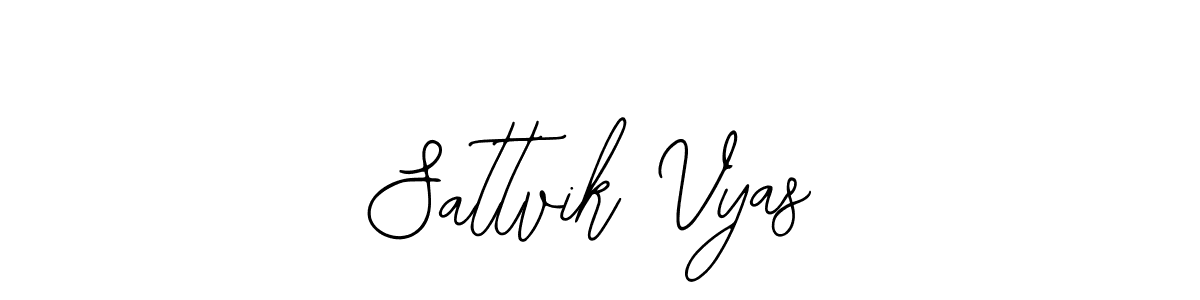 Make a beautiful signature design for name Sattvik Vyas. Use this online signature maker to create a handwritten signature for free. Sattvik Vyas signature style 12 images and pictures png