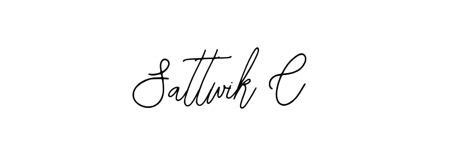 The best way (Bearetta-2O07w) to make a short signature is to pick only two or three words in your name. The name Sattwik C include a total of six letters. For converting this name. Sattwik C signature style 12 images and pictures png