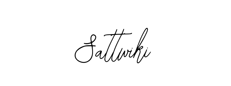 How to make Sattwiki signature? Bearetta-2O07w is a professional autograph style. Create handwritten signature for Sattwiki name. Sattwiki signature style 12 images and pictures png