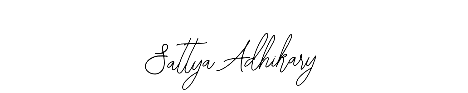 Use a signature maker to create a handwritten signature online. With this signature software, you can design (Bearetta-2O07w) your own signature for name Sattya Adhikary. Sattya Adhikary signature style 12 images and pictures png